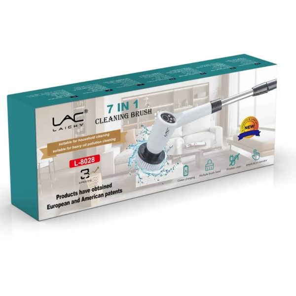 دستگاه نظافت برقی (شارژی) 7 کاره LAC  مدل L-8028 لایچی LAICHY ضد آب