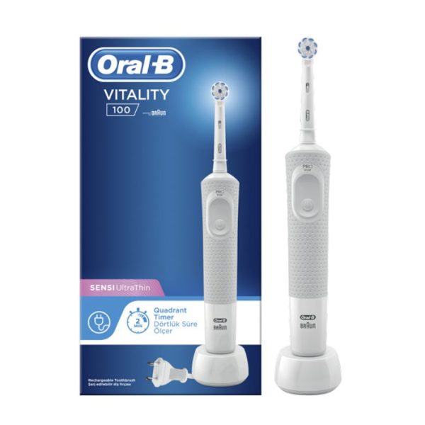 مسواک برقی اورال بی Vitality 100 Sensi Ultra Thin ا Oral-B Vitality 100 Sensi Ultra Thin Toothbrush