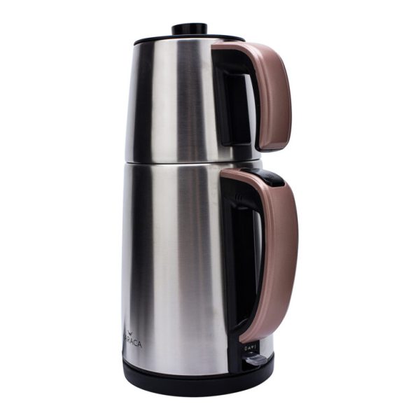 چای ساز برقی کاراجا KARACA مدل دم کیفی Dem Keyfi رزگلد کد 153/01/04/4881