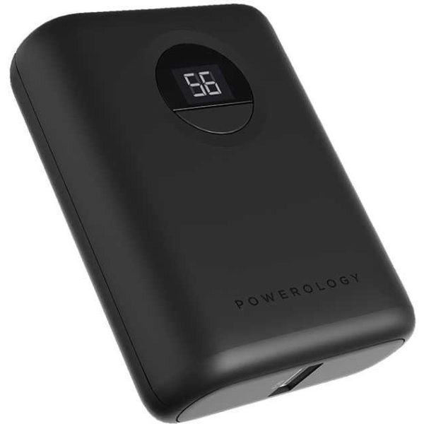پاوربانک تایپ سی و یو اس بی 10000 پاورولوژی Powerology Ultra Compact 10000 mAh Power Bank