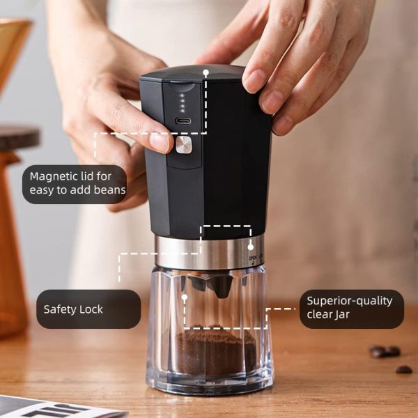آسیاب برقی شارژی لپرسو مدل LPRCGR ا LePresso Cordless Electric Conical Burr Grinder LPRCGR