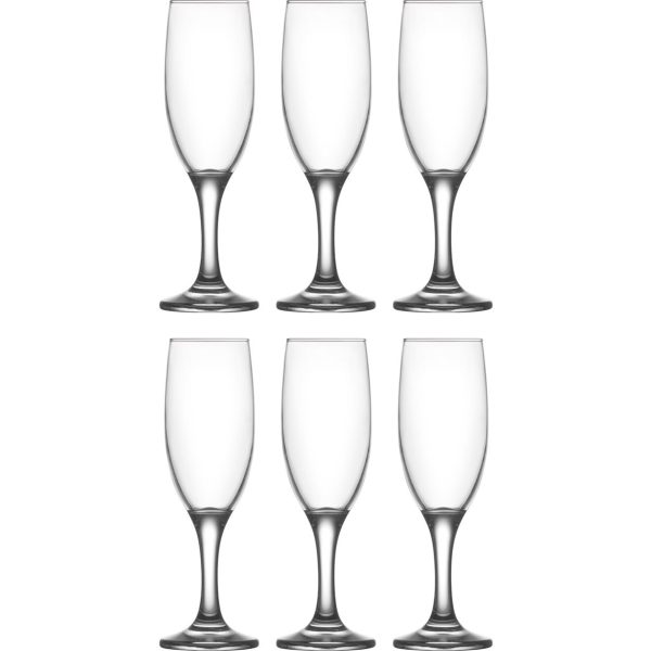 لیوان پایه دار 6تکه لاو مدل میسکت Misket Lav  کدLV-MIS535F