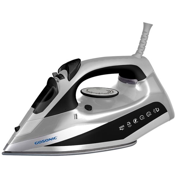 اتوبخار گوسونیک مدل GSI-301 مشکی نقره ای ا Gosonic GSI-301 wb Steam Iron