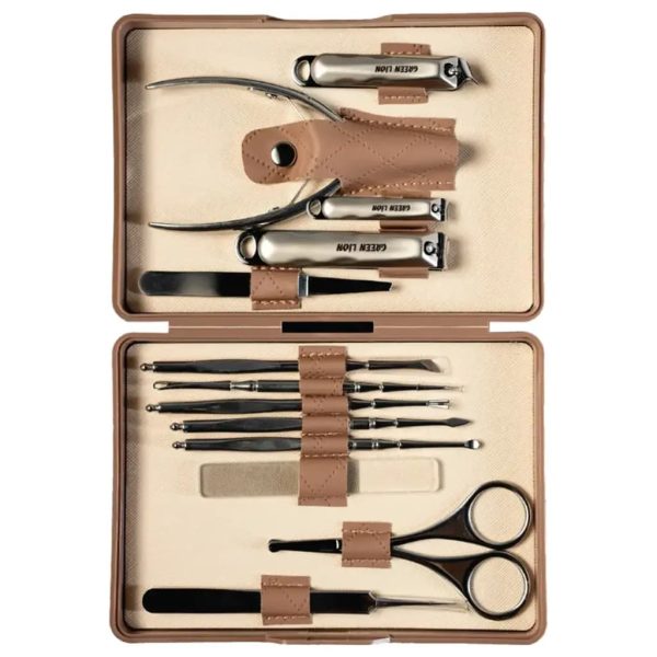 کیت مانیکور 13 کاره گرین لاین Green Lion 13 in 1 Manicure Kit