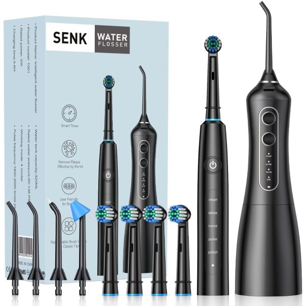 ست کامل مسواک برقی و واترجت SENK مدل Intelligent 2-in-1