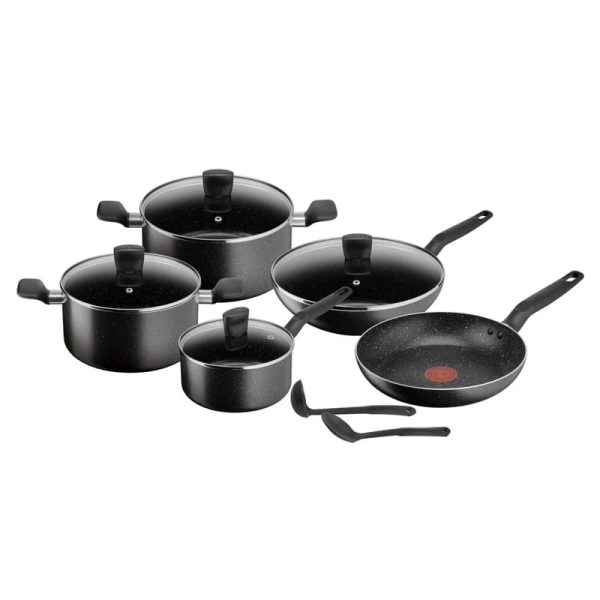 سرویس قابلمه 11 پارچه تفال TefaL مدل دارک استون Dark Stone