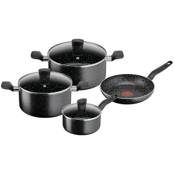 سرویس قابلمه 7 پارچه تفال TefaL مدل  Dark Stone B491S785