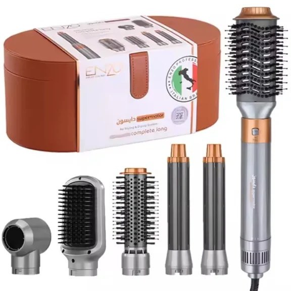 سشوار برس دار حالت دهنده انزو ENZO طرح دایسون مدل EN-4133
